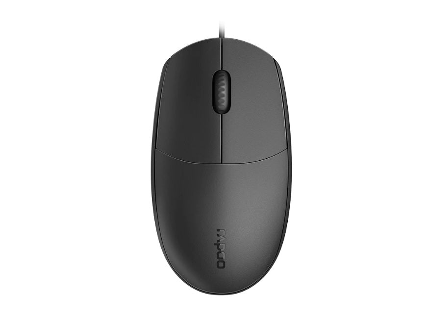 RAPOO N100 Wired USB Optical 1000DPI Mouse Black - No Driver Required/ Designed for Notebook Laptop Desktop PC RAPOO N100 Wired USB Optical 1000DPI Mouse Black - No Driver Required/ Designed for Notebook Laptop Desktop PC